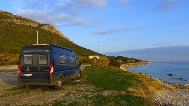 Parkplatz Wohnmobil Golfo Aranci