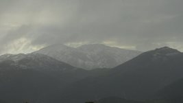 Sardinien Schnee