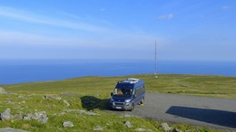 Norwegen Westkapp Wohnmobil Parkplatz