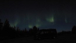 Nordlicht Dalarna Schweden 